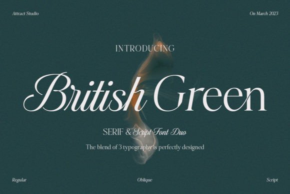 British Green: A Versatile Font Duo for Every Project