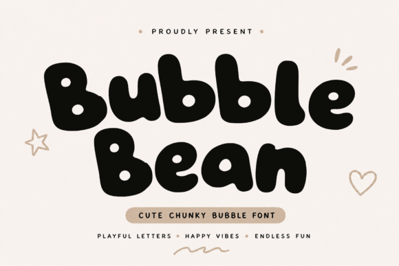 Bubble Bean: A Playful Font for Expressive Design