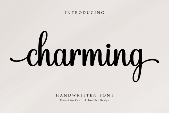 Charming: A Handwritten Font for Creative Expression