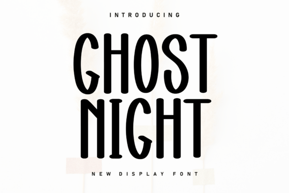 Ghost Night: A Handwritten Font with Heart