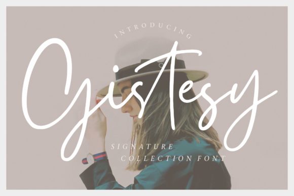 Gistesy: A Handwritten Font for Creative Expression