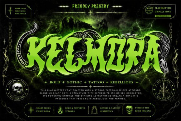 Kelmora: A Bold Statement in Modern Typography