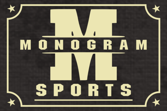 Monogram Sports: A Bold Font for Athletic Designs