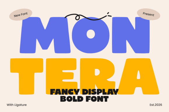 Montera: A Bold and Playful Font for Creative Expression