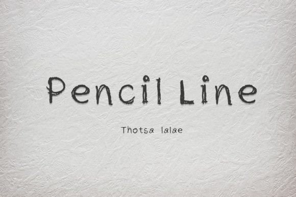 Pencil Line: A Whimsical Font for Spontaneous Design