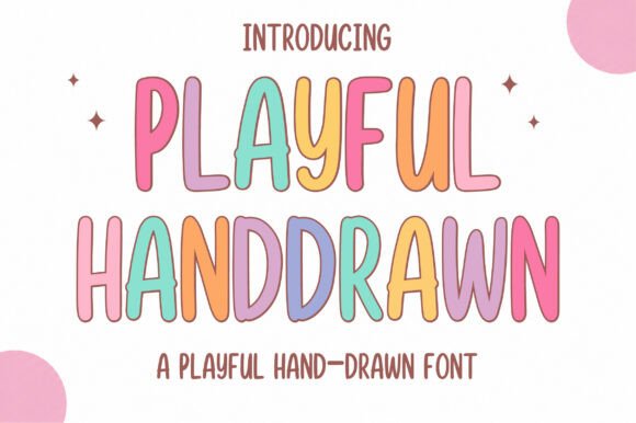Playful Handdrawn: A Whimsical Font for Creative Expression