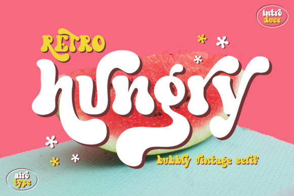 Retro Hungry: A Groovy Font for Creative Expression