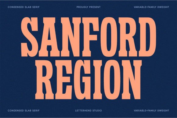 Sanford Region: A Bold, Stylish Typeface for Every Project